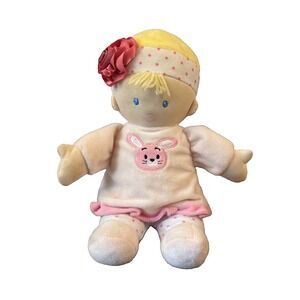 Kids Preferred My First Doll Baby Doll Soft Embroidered Eyes Lovey Security Doll